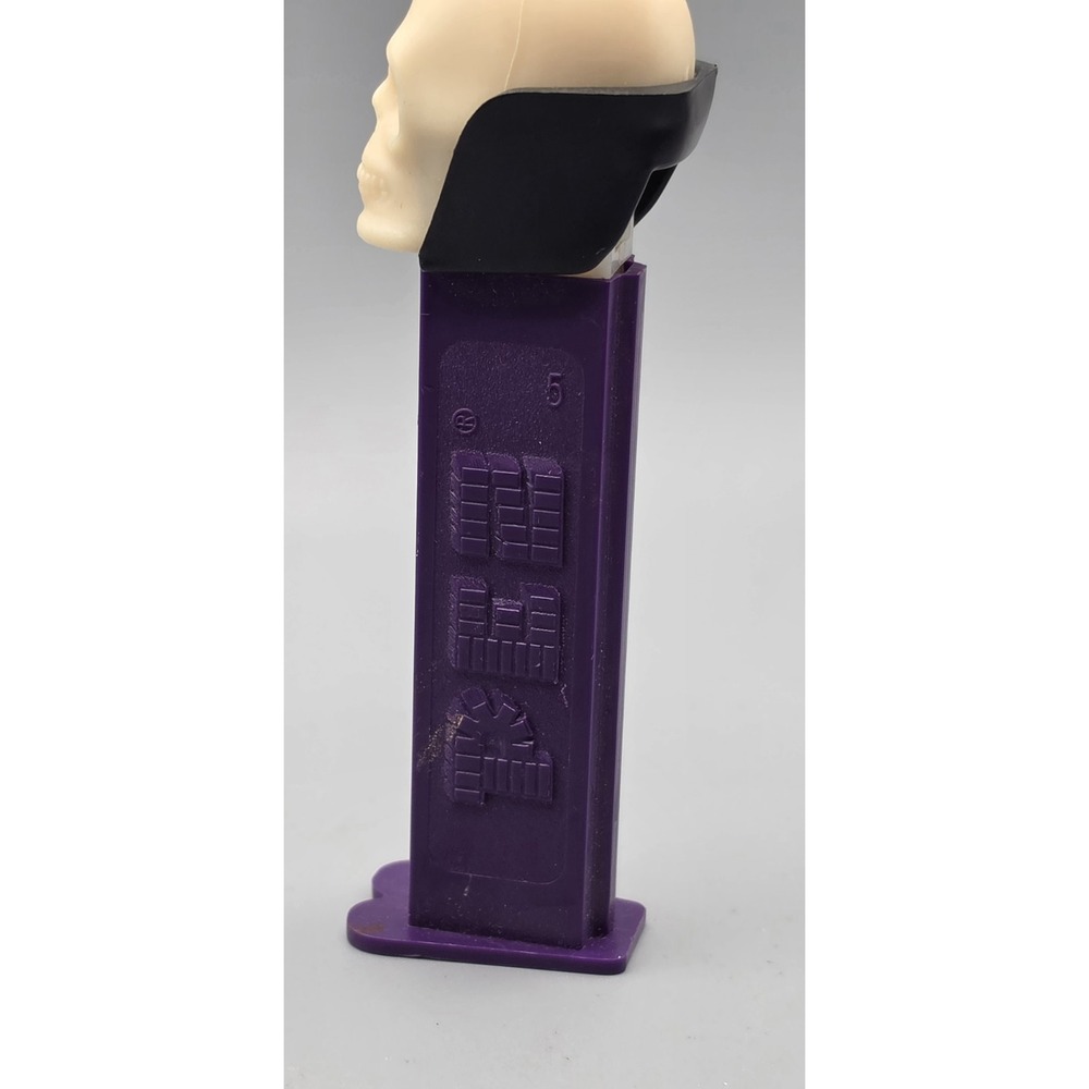 Vintage 1991 PEZ Dr Skull Dispenser Purple Stem Feet Made in Slovenia Halloween - Picture 5 of 6